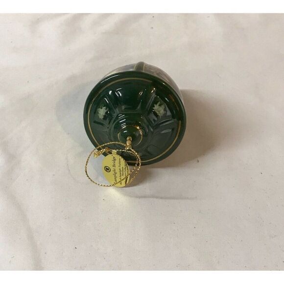 Thomas Kinkade Bradford Editions Heirloom Ornament Lite Cover Lamplight Bridge - Picture 3 of 7